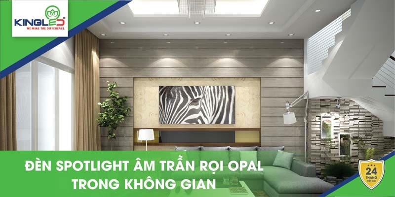 Ứng dụng của đèn rọi Opal