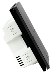 Công tắc cảm ứng 4 nút, màu xám