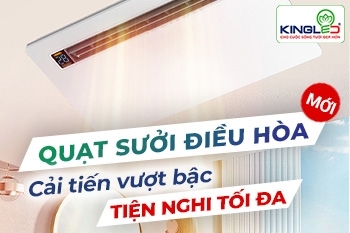 Quạt Sưởi Điều Hòa 5IN1 Kingled - Công Nghệ Mới, Trải Nghiệm Mới