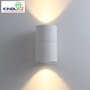 ĐÈN GẮN TƯỜNG NGOÀI TRỜI 10W 2 BÓNG (LWA0047B-WH), VỎ TRẮNG