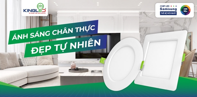 Chipled samsung đem lại chất lượng ánh sáng chân thực