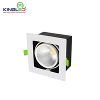 Đèn hộp âm trần rọi hộp đơn Topaz (10W) hay còn gọi là đèn led Spotlight đơn 10w là loại đèn led âm trần chiếu rọi dùng để chiếu sáng vật thể và tạo điểm nhấn cho không gian, với hộp bảo vệ giúp tăng độ bền. Sử dụng chip Bridgelux & nguồn Done, có độ hoàn màu CRI>92