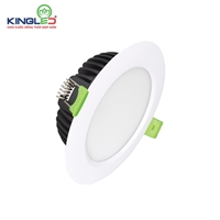 Đèn Âm Trần Diamond 10W Đơn Sắc Mặt Trắng Kingled, thiết kế và sản xuất độc quyền bởi Kingled, giúp tiết kiệm điện lên tới 80%, ánh sáng chất lượng vượt trội cùng tuổi thọ cao hơn hẳn các dòng đèn thông thường.