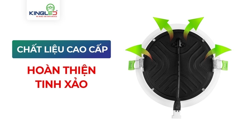 Đèn âm trần siêu mỏng Pearl 9w