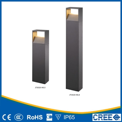 đèn trụ sân vườn vuông dẹt JT3020-500