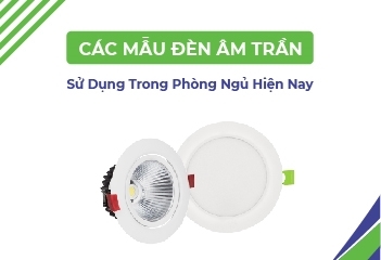 Các mẫu đèn âm trần phòng ngủ hiện nay