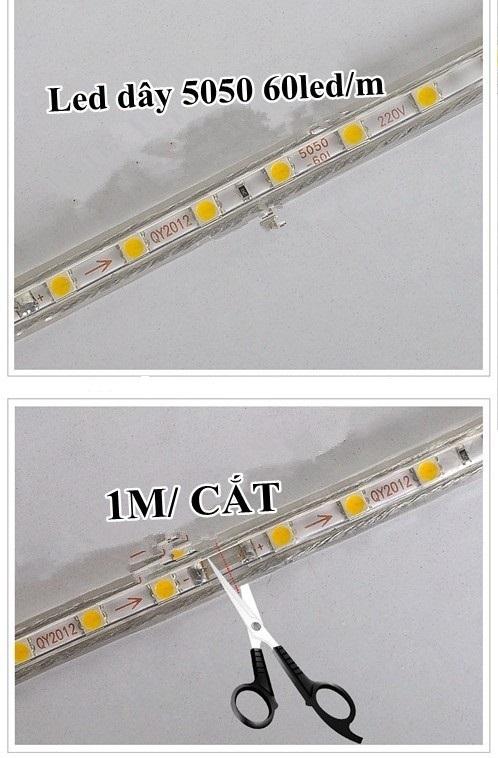 cách đấu lắp đèn led dây