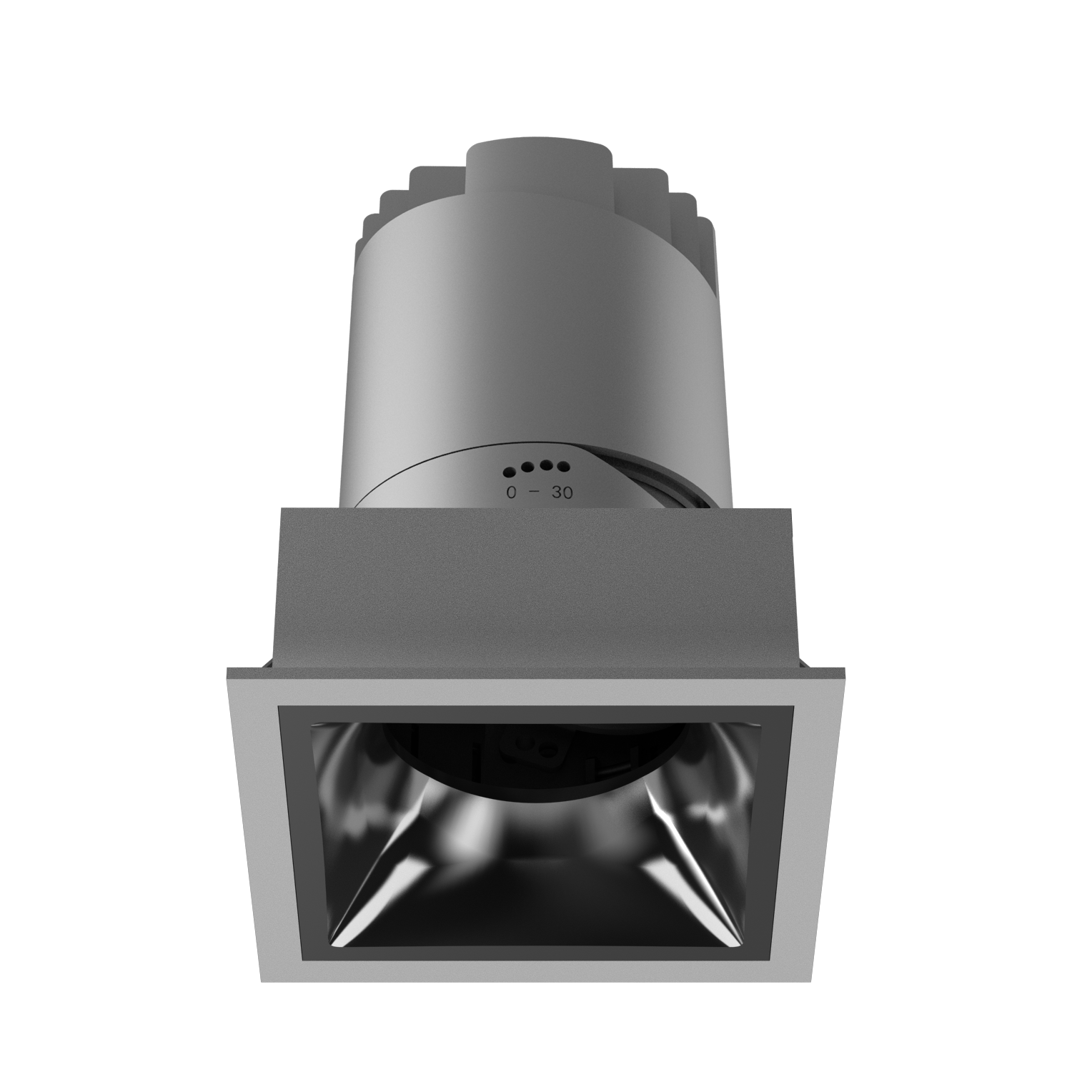 đèn spotlight B20 mặt vuông chóa cố định 5w