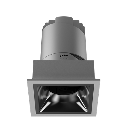 đèn spotlight B20 mặt vuông chóa cố định 5w