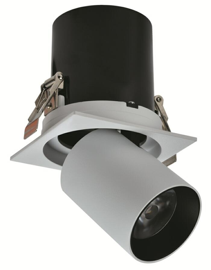 đèn spotlight âm trần chóa đèn co giãn linh hoạt