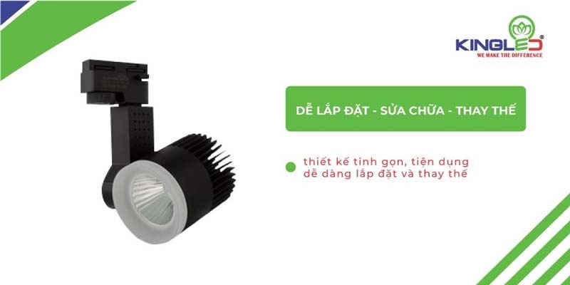 Sản phẩm dễ dàng lắp đặt và thay thế