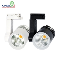 Đèn rọi ray 20W Kingled Beryl chuyên dùng để chiếu sáng cửa hàng thời trang quần áo, showroom trưng bày. Khả năng tản nhiệt tốt và ánh sáng tôn dáng da.