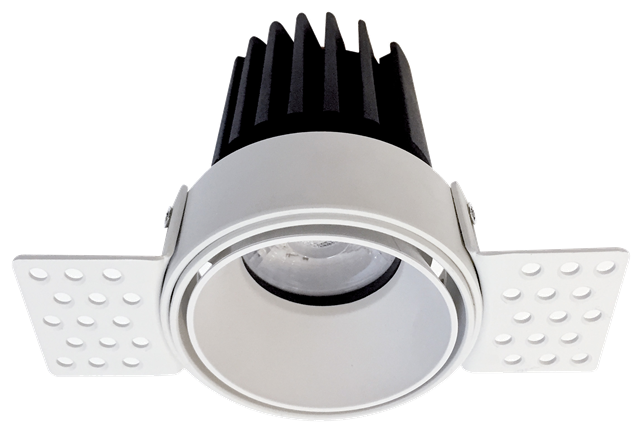 Đèn spotlight âm trần mặt tròn 7w, điều chỉnh chóa