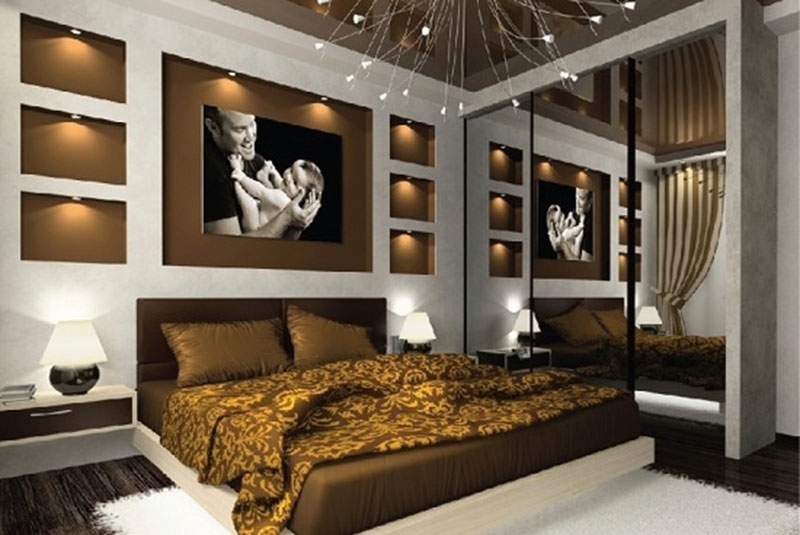 Đèn rọi tranh gắn tường giúp làm nổi bật không gian sống