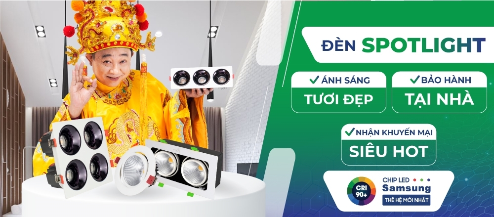 ĐÈN SPOTLIGHT ÂM TRẦN