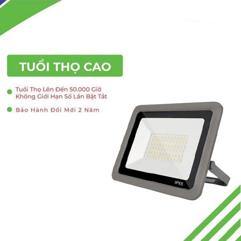 Đèn pha Kingled có tuổi thọ gấp 6-10 lần các loại đèn thông thường