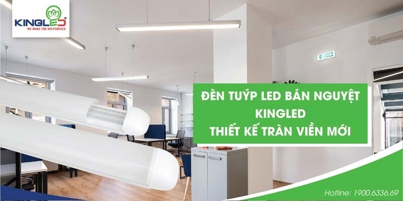 Thiết kế đèn tuýp bán nguyệt mới mẻ